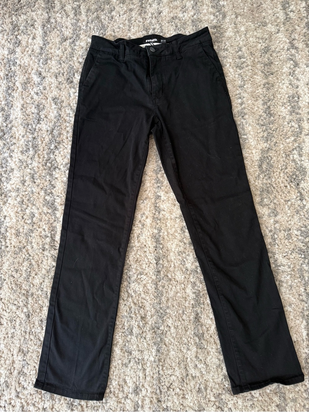RSQ Black Men's Chino Pants